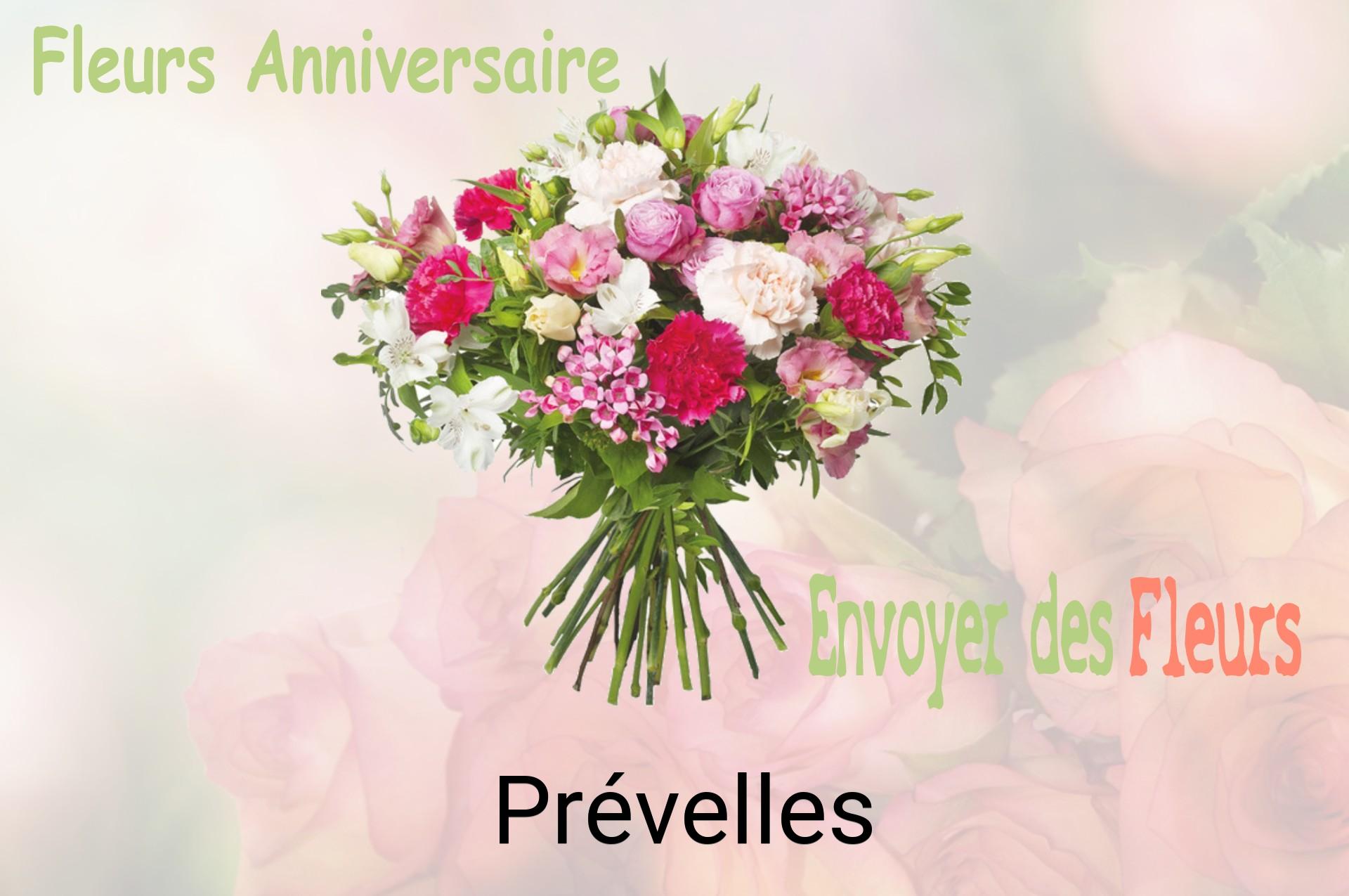Bouquet de fleurs d’anniversaire livré à Prévelles